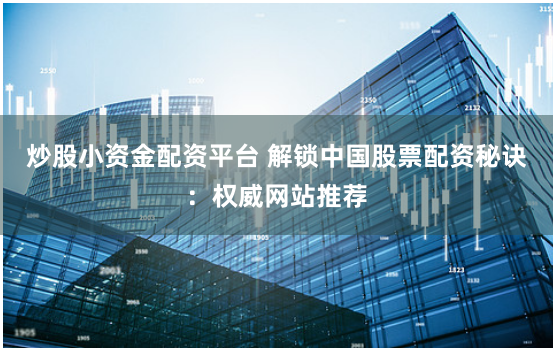 炒股小资金配资平台 解锁中国股票配资秘诀：权威网站推荐